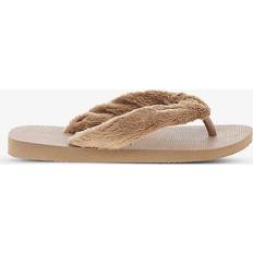 Marrón Chanclas Havaianas Flip Flops Top Home Fluffy