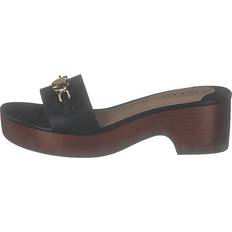 Ruskea Korkokenkiä Lauren Ralph Lauren Roxanne Sandals Flat - Black