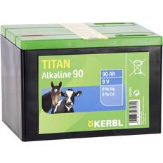 Batteri 90 ah batterier och laddbart Kerbl 442080 Titan Alkaline Trockenbatterie, 9 V, 90 Ah