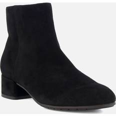 'Pippie' Suede Ankle Boots Black
