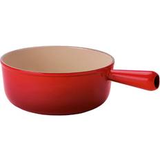 Beige Fondues Le Creuset Poelon 22 SS/Couv.Cerise