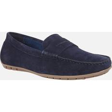 'Addison' Suede Loafers Navy