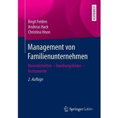 Management Von Familienunternehmen Birgit Felden 9783658240578