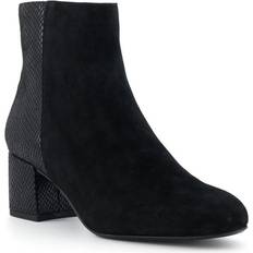 Dune London Boots Dune London 'Pipi' Suede Smart Boots Black
