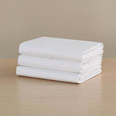 A quadri Lenzuola Frette Checkered Sateen Queen Fitted Sheet Lenzuolo Bianco