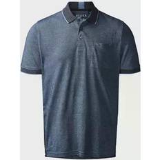 Valencia polo T-shirt, Navy melange