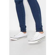Canvas Low Trainers Black