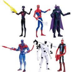 Marvel Action Figures Marvel Spider-Man Across The SpiderVerse 6-Inch Ultimate Showdown Action Figures 6-Pack