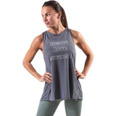 Yoga Overdeler Nike Yoga Tank GRX White/Grey, Female, Tøj, Tops, Yoga, Grå