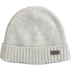 Barbour Kopfbedeckungen Barbour strickmütze mütze beanie carlton gefüttert beige neu Einheitsgröße