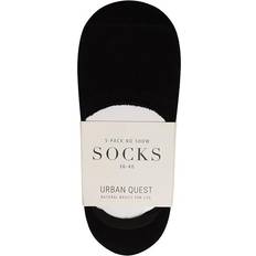 Urban Quest Bamboo No Show Strümpfe 5-Pack - Schwarz