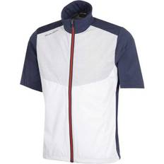 Galvin Green Livingston Mens Windbreaker White/Navy/Orange