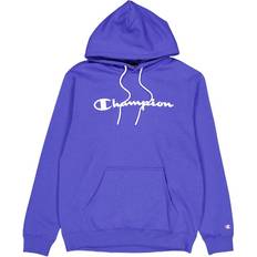 Herre - Lilla Gensere Champion Hooded Sweatshirt Dazzling Blue, Male, Tøj, Skjorter, Lilla