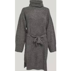 Mujer - Recto Vestidos Vila Vivimalina Rollneck Gris para Mujer