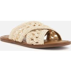 Dune London White Sandals Dune London 'Level' Sandals Natural