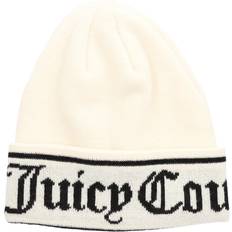 Juicy Couture Dame Hodeplagg Juicy Couture Ingrid Flat Knit Beanie Sugar Swizzle