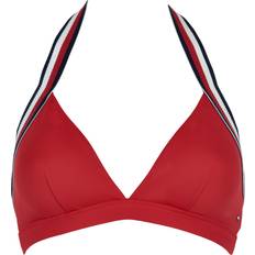 Blå Bikinioverdeler Tommy Hilfiger Triangle Bikini Oberteil - Rot