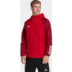 Ropa de abrigo Adidas Herren Fußball Teamsport Textil Allwetterjacken Tiro 23 Competition Allwetterjacke red