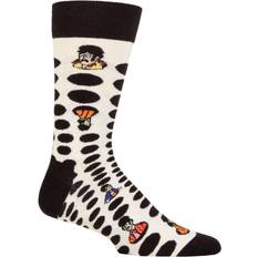 Happy Socks White Beatles Dot Crew