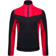 Kjus formula jacket black Kjus Formula Midlayer Jacket BLACK/CARMINE