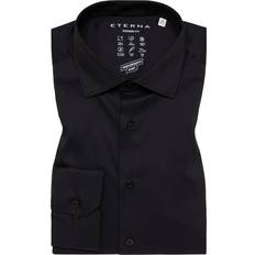 Microfiber Skjortor Eterna Performance Modern Fit skjorta, Black