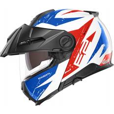 Schuberth Motorcykelutrustning Schuberth E2 Explorer Öppningsbar Hjälm - Blå