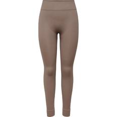 Beige - Træningstøj Tights Only Rib Træningsleggings