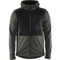 Blåkläder Overdele Blåkläder 3540 Hættetrøje Full Zip Hættetrøje Full Zip Efterårsgrøn/Sort