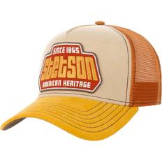 Stetson Man Headgear Stetson Since 1865 Brickstone Trucker Cap beige-rust One