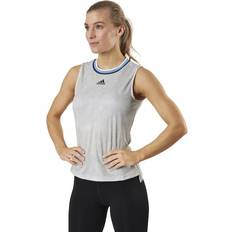 Blu - Tennis Canottiere Match Tank Primeblue Heat White Female