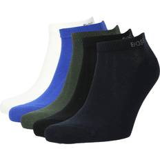 HUGO BOSS 42 - Bomuld - Herre Strømper HUGO BOSS 5-pak Cotton Blend Ankle Socks Blue/Grey 43/46 * Kampagne *