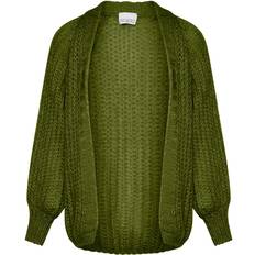 Dam - Gröna Koftor Noella Joseph Cardigan Solid Army Green