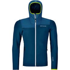 Ortovox Herren Pullover Ortovox Herren Unterjacke FLEECE PLUS HOODY Blau