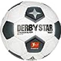 Derbystar Fodbolde Derbystar Bundesliga Brillant Classic Mini-Fußball 2023/24 weiß/schwarz/grau Umfang: Einheitsgröße