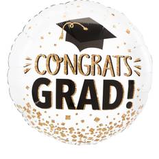 Balloons Anagram 28" Congrats Grad Glitter Foil Balloon MichaelsÂ Multicolor 28