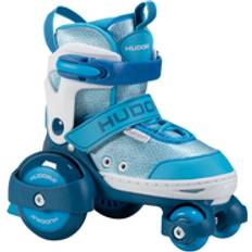 Rollschuhe Hudora Rollerskates My First Quad, cyan, 26-29 blau