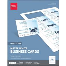 Office Depot Calendar & Notepads Office Depot Matte Business Cards 2in. 3 1/2in. Pack Of