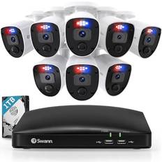 Surveillance Cameras Swann Enforcer Security System with 1TB