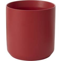 Pots, Plants & Cultivation AllModern Parsons Ceramic Pot Planter Ceramic Red