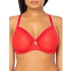 Bh diva Curvy Couture All You Mesh Bra Diva Red