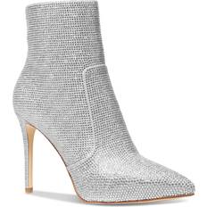 Michael Kors Heels & Pumps Michael Kors Rue Stiletto Booties Silver Silver