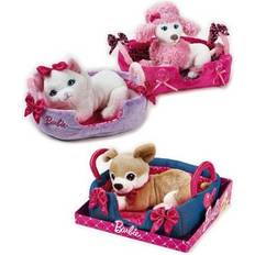 Barbie Tøjdyr Barbie Dyr med Hundeseng assorterede