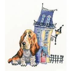 Adlibris Broderisett vakthund 18 x 20,5 cm RTO