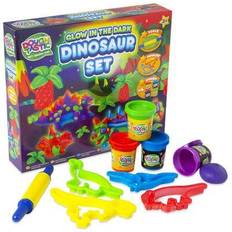 Crafts Studio Dough Glow Dinosaur Set