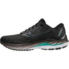 Mizuno WAVE INSPIRE 19 WIDE Black/Metallic Gray/Biscay Green Herr