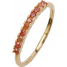 Orange Bagues Pico Fineley Crystal Coral Bagues ct. Argent N04002-Coral-56 Femme 925 sterling silver