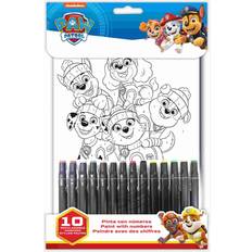 Paw Patrol Paint With 10 Tusches