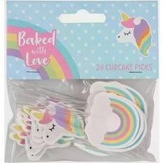 Unicorns and Rainbows Kakepynt