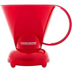 Clever Coffee Dripper L Red + 100 filterpapper