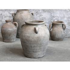 Chic Antique Terracotta Krukke